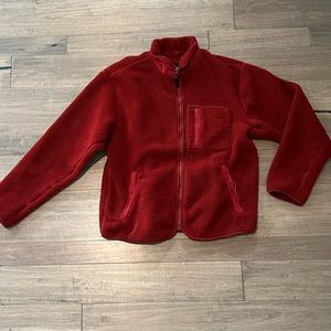 American Eagle fleece zip jacket, warm coat